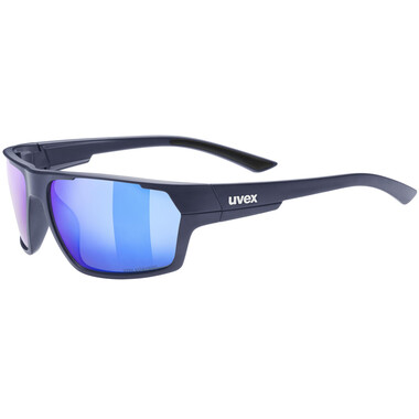 UVEX SPORTSTYLE 233 P Sunglasses Black Purple/Blue Iridium 2023 0